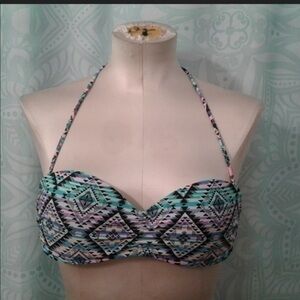 No Boundaries Tribal Bikini Top‎ Small